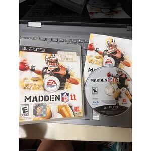 Madden NFL 11‎ Sony PlayStation 3 PS3 Game EA Sports Drew Brees Cover CIB